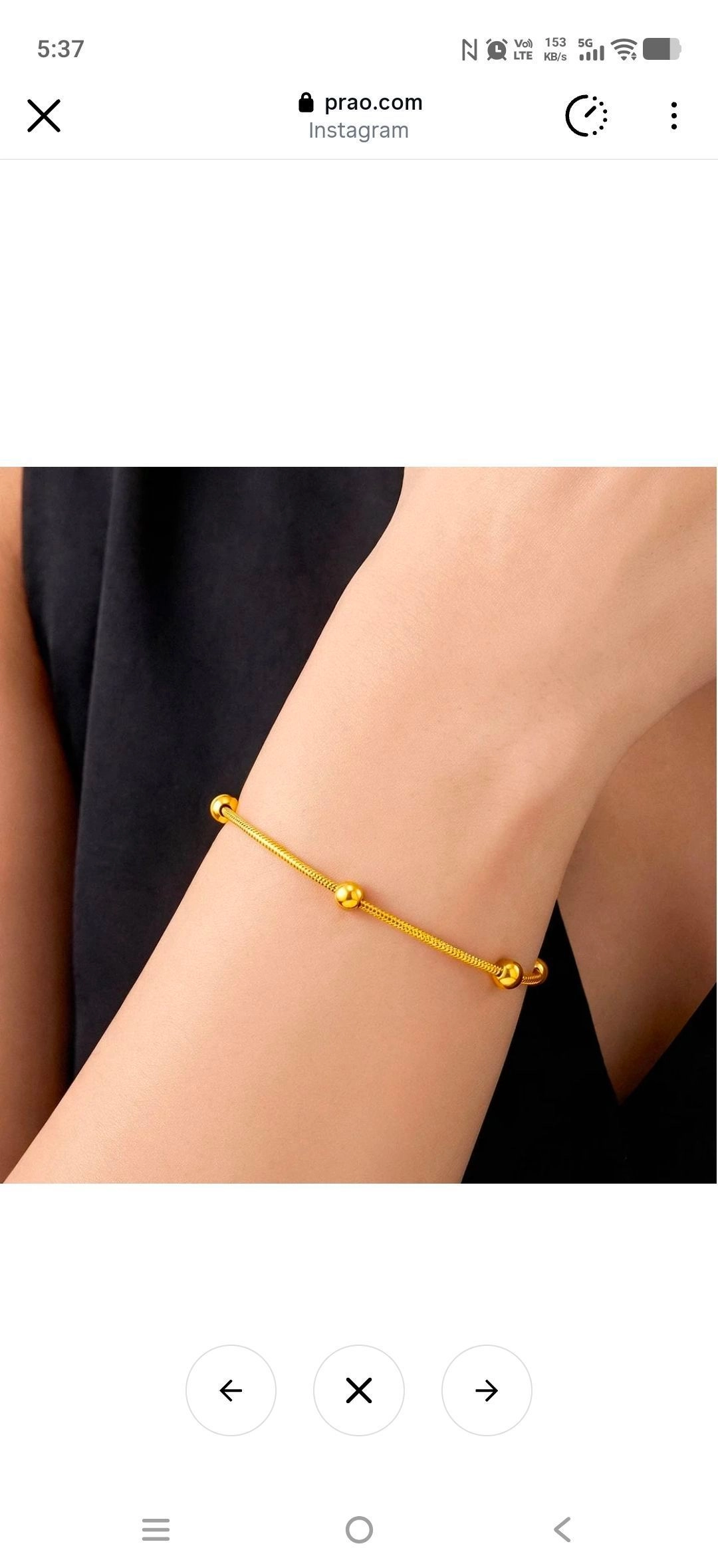 Beaded bracelet