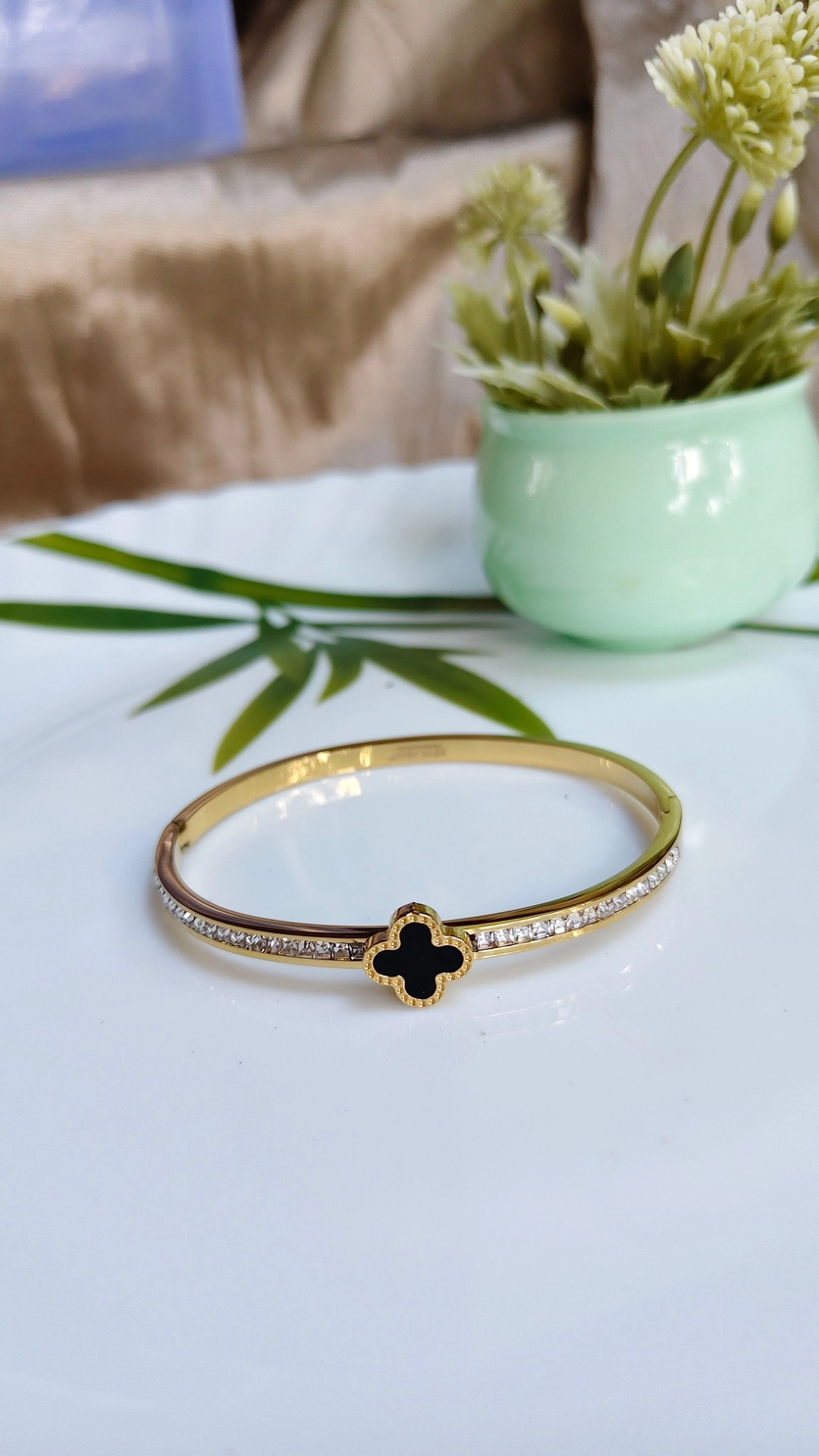 Clover and AD stone bangle 1