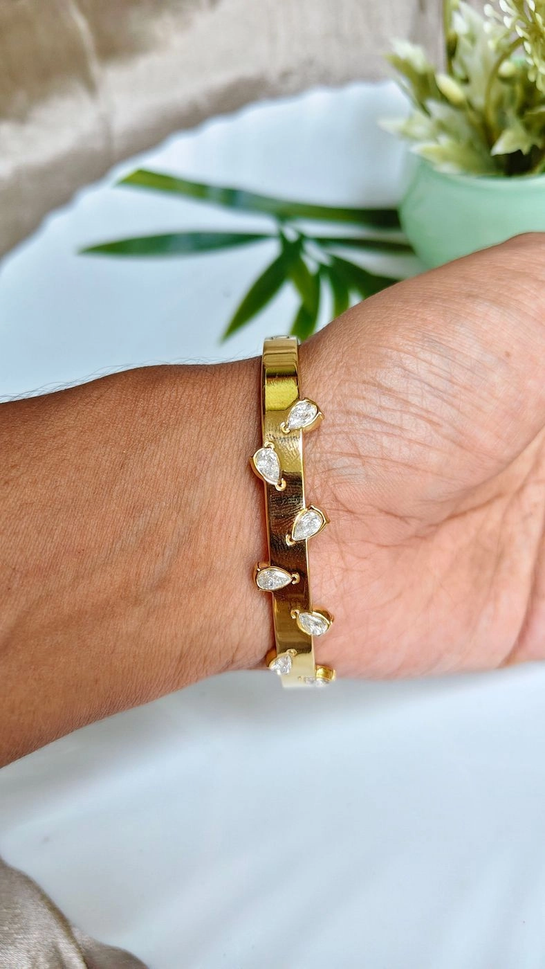 White drop bangle 2
