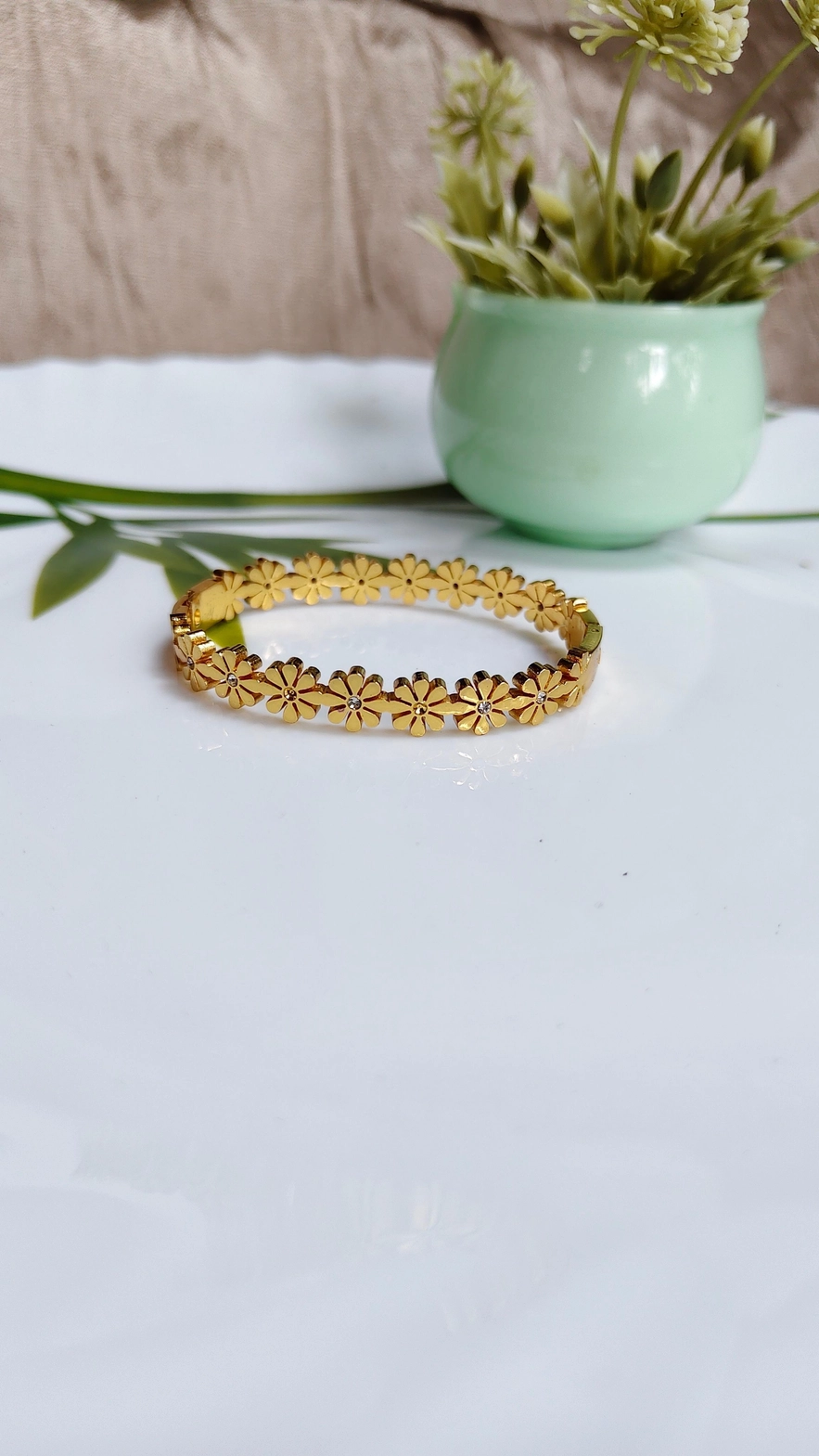 Floral baby bangle 1