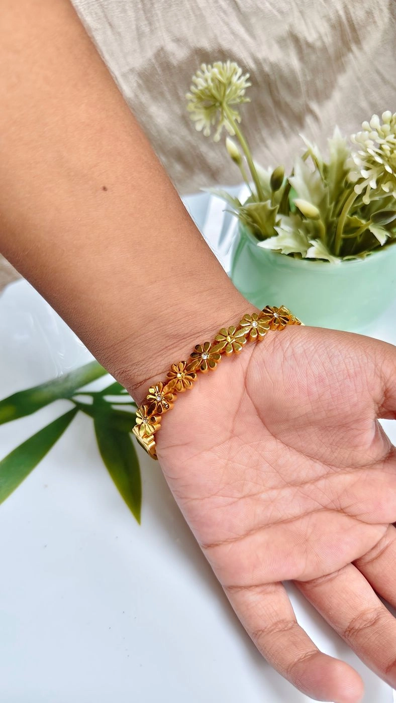 Floral baby bangle 2