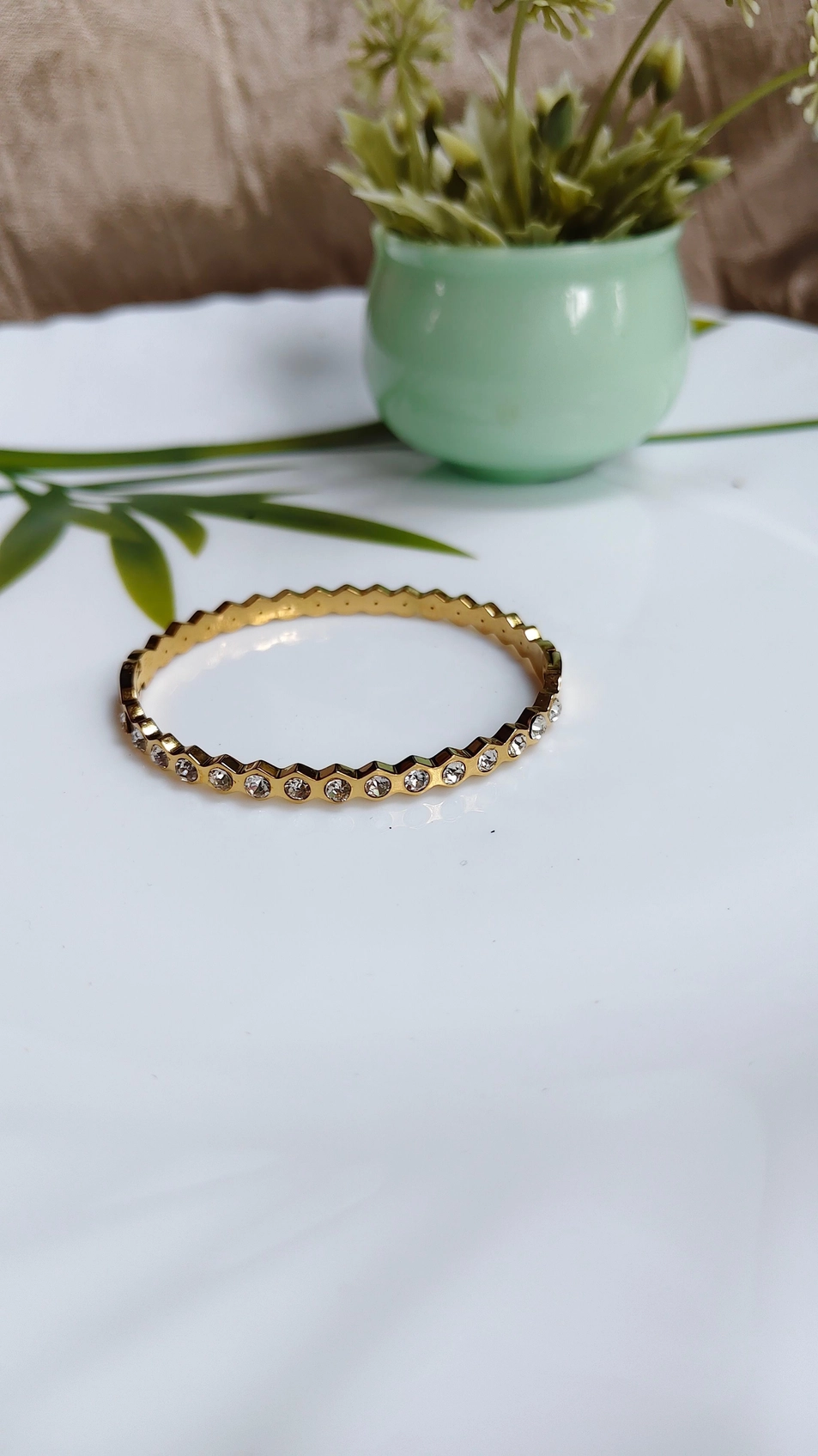 Full stones baby bangle 1