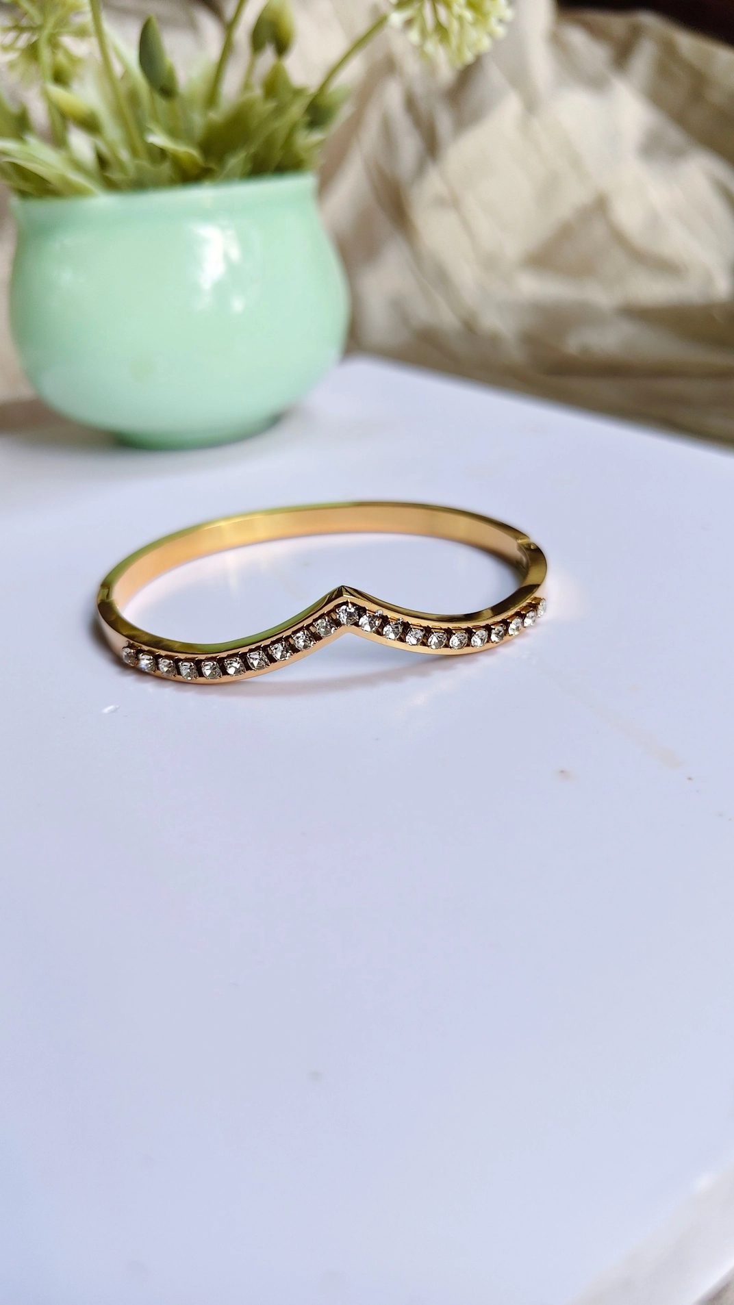 Crown baby bangle