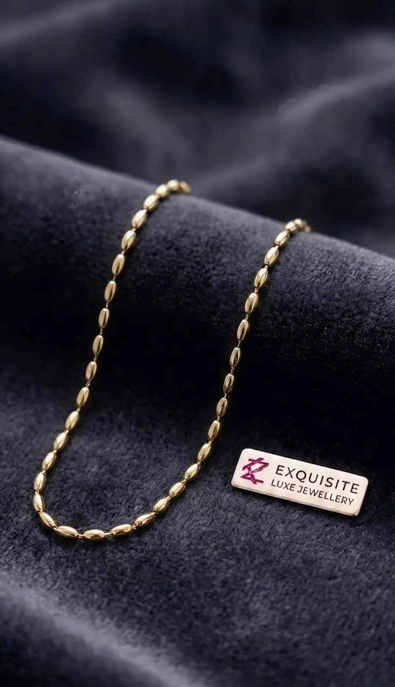 Rice beaded chain
