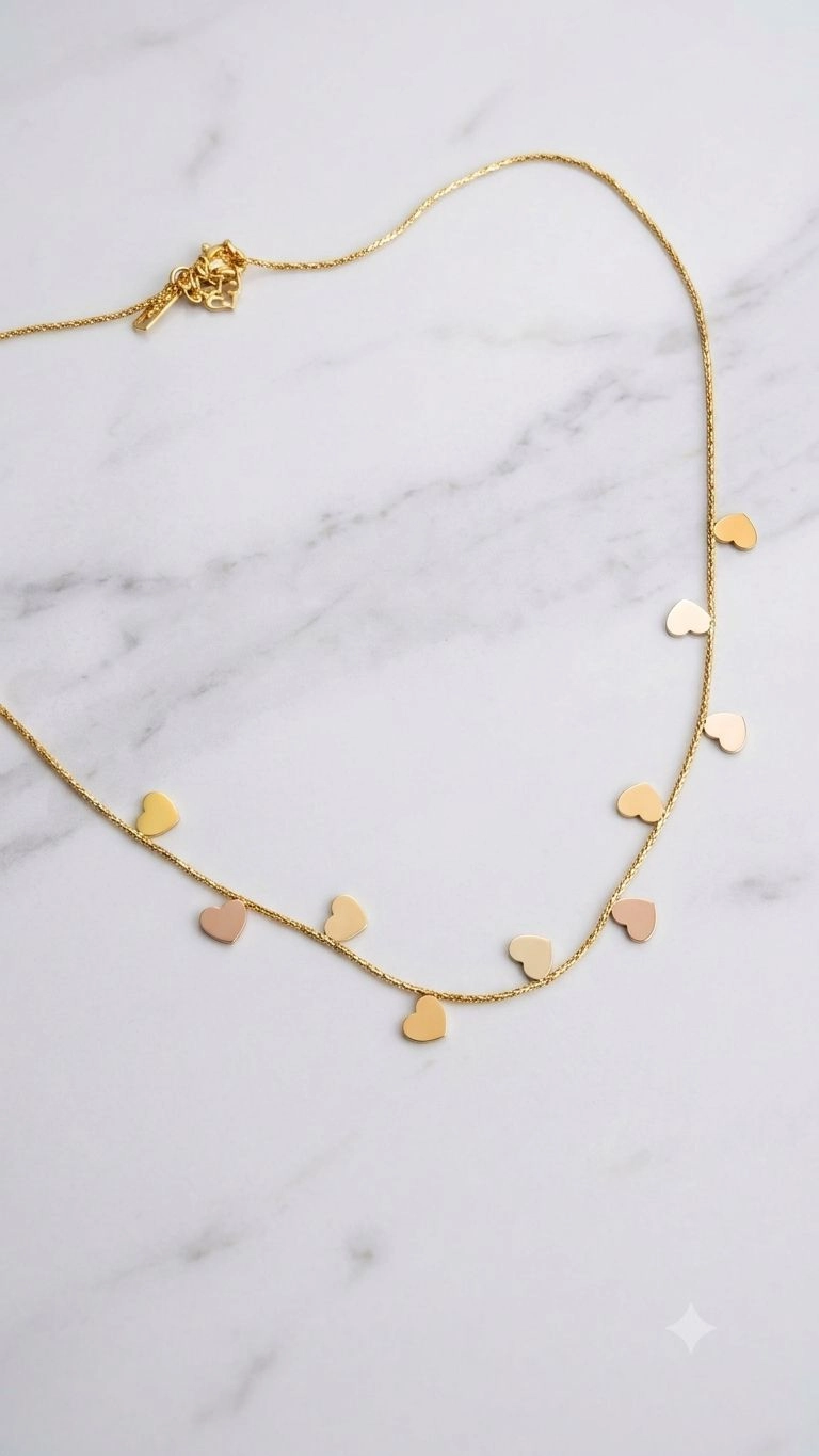 Heart simple charm necklace