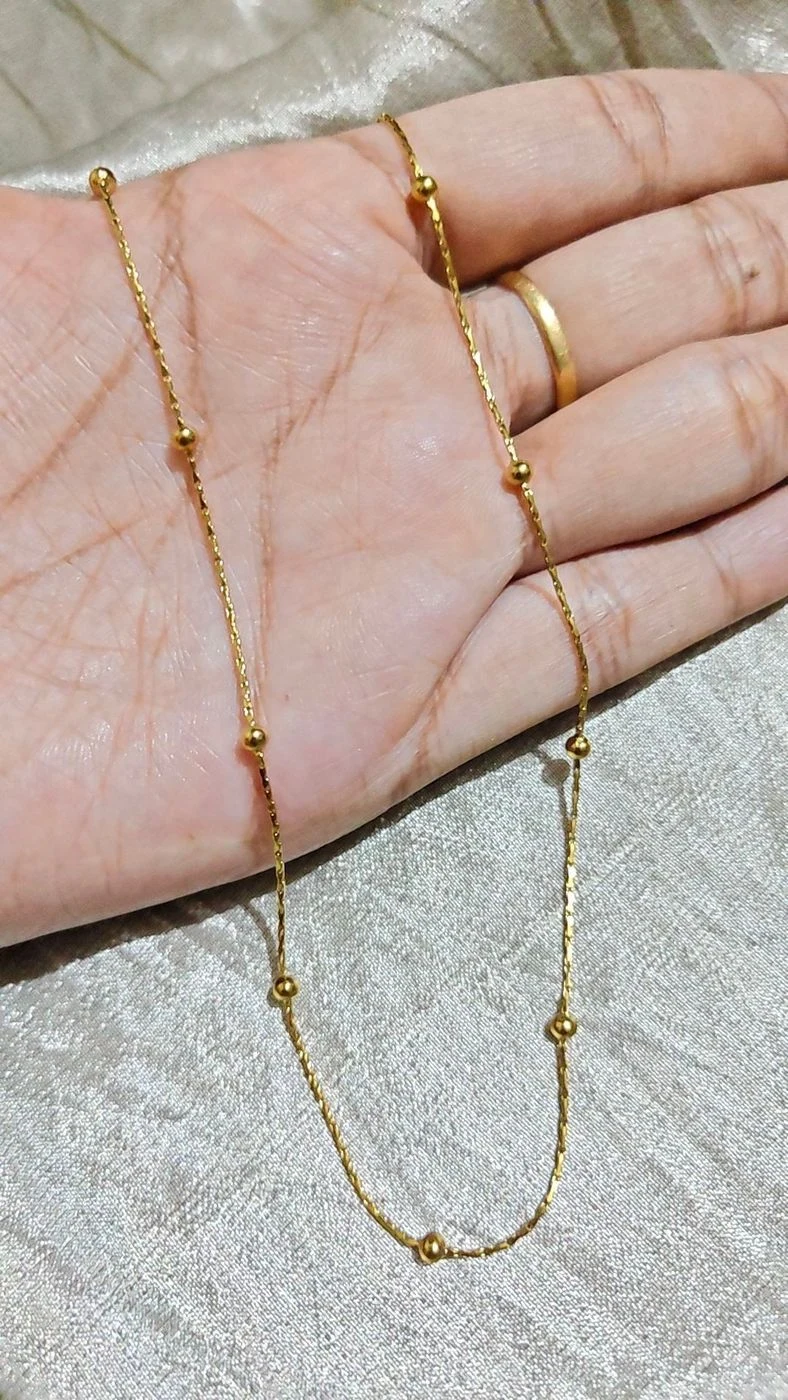 Ball chain necklace