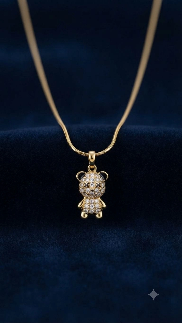 Bear kids necklace
