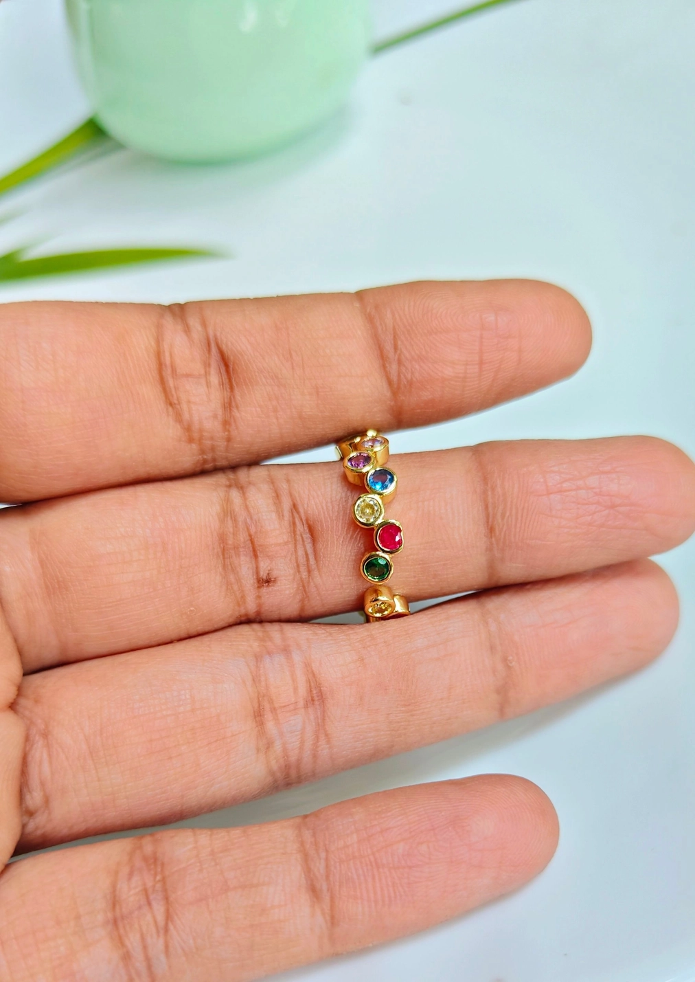 Multicolour adjustable ring 2