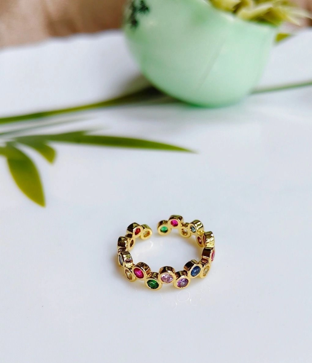 Multicolour adjustable ring 1