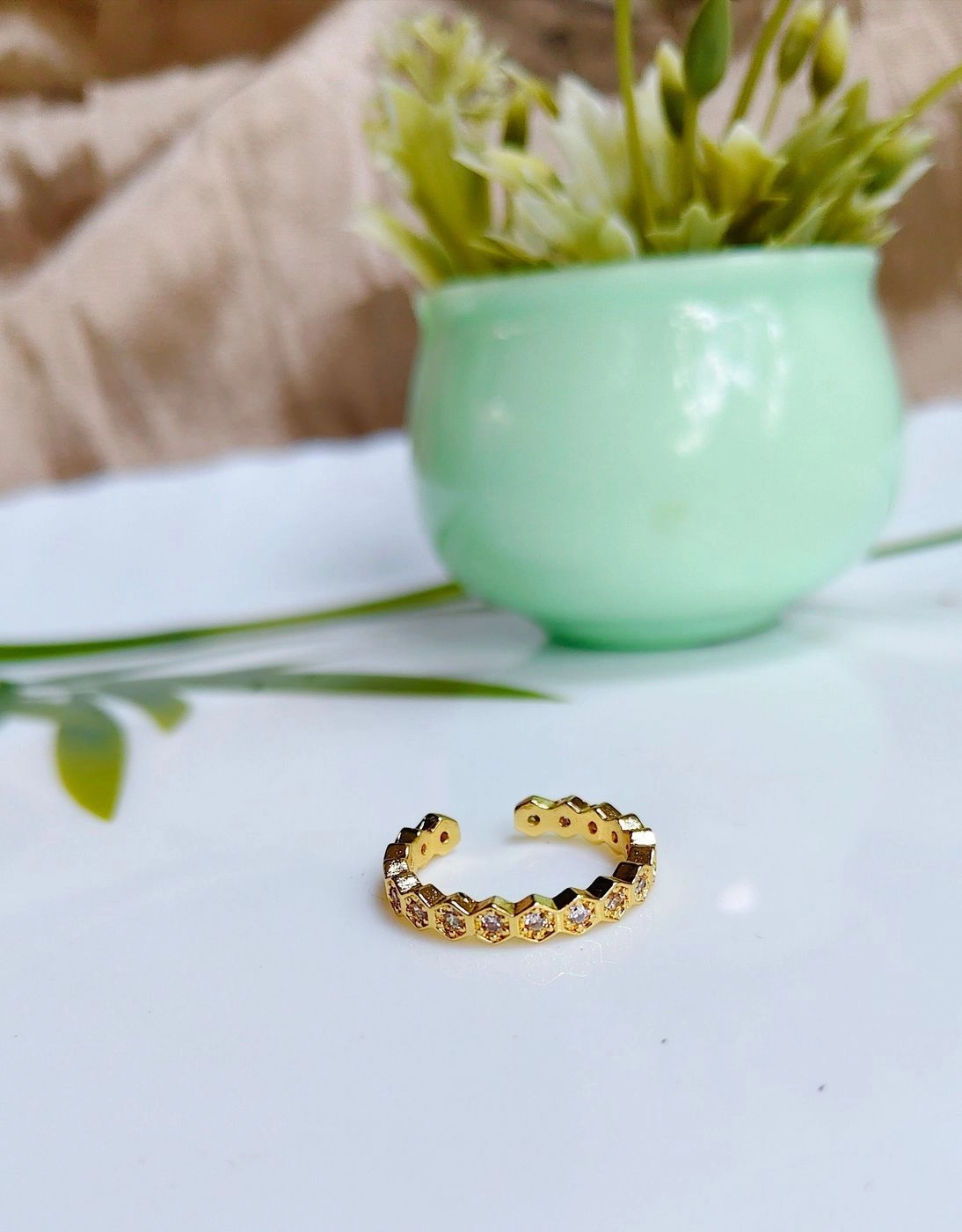 Pentagon adjustable ring 1