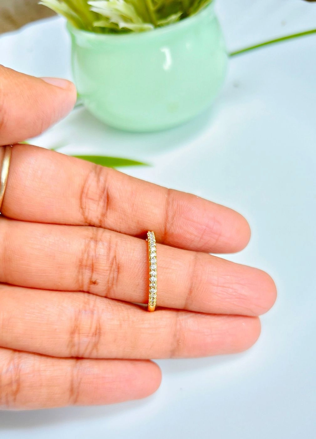 Simple stone adjustable ring 2