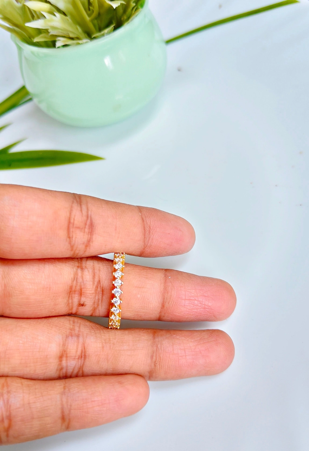 Full stones adjustable ring 2
