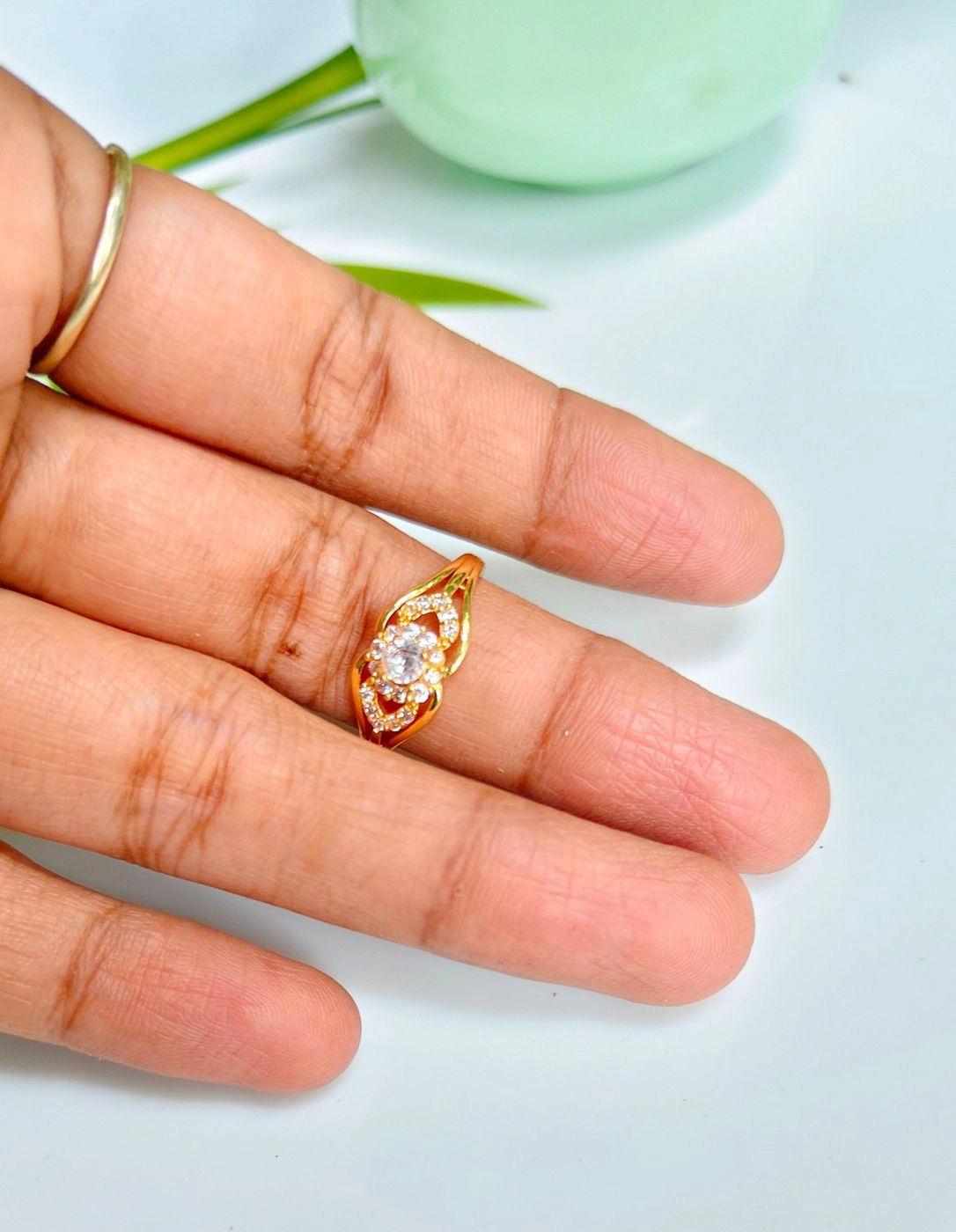 2 sided heart adjustable ring 2
