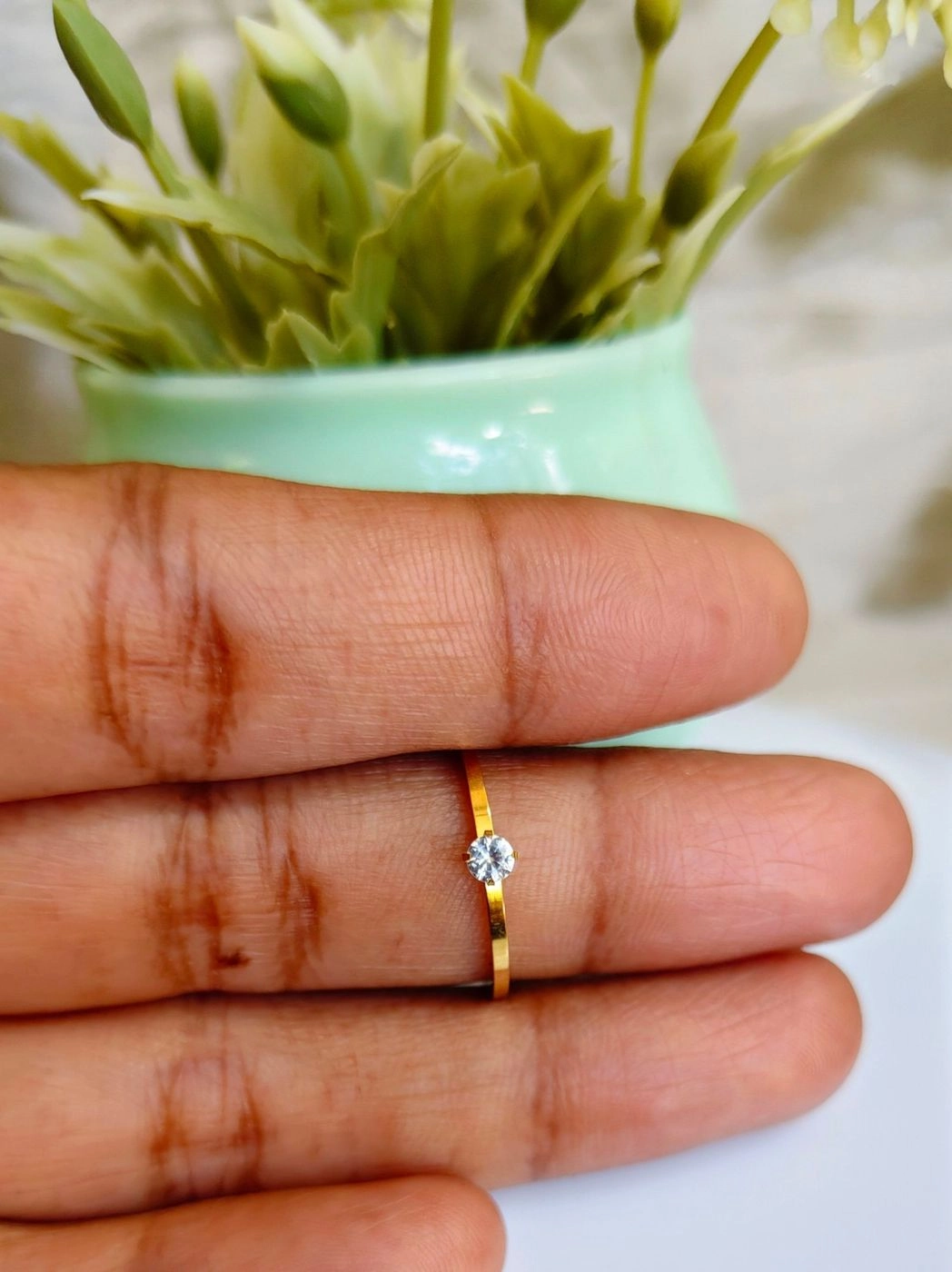 Simple stone ring 2