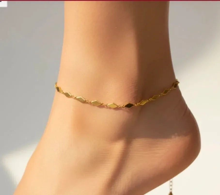 Diamond cut  Adults Anklets
