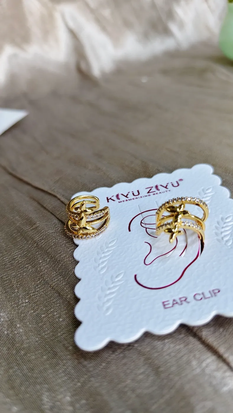 Butterfly ear clip 2