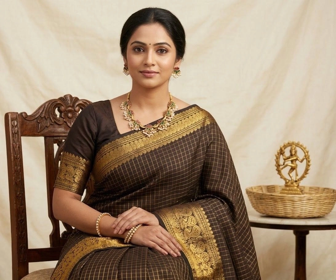 Traditional Pearl and Stone Gold-Toned Necklace Set 2