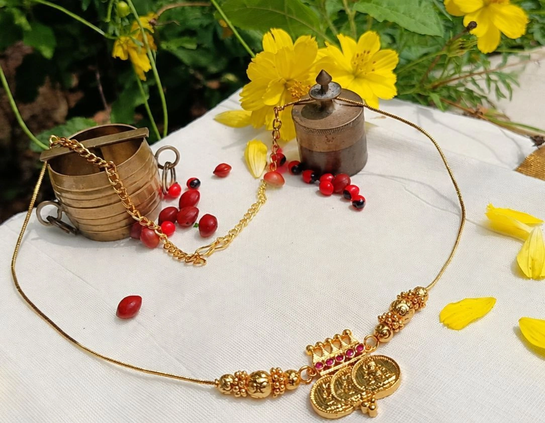 Antique Temple Coin Pendant Necklace 2