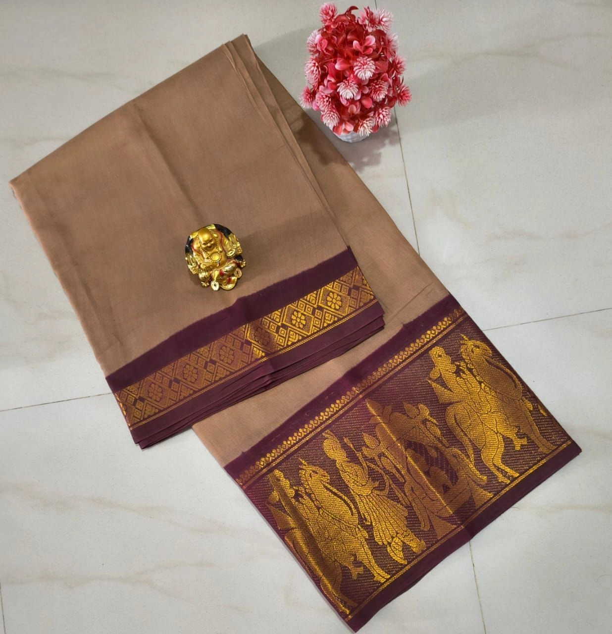 Sungudi Cotton Plain Sarees 14