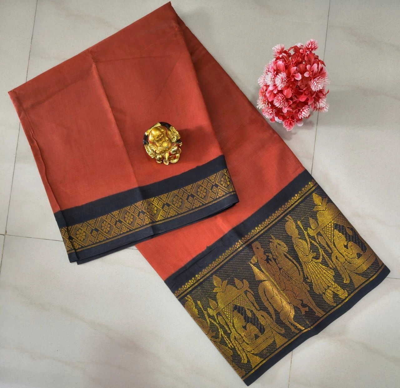 Sungudi Cotton Plain Sarees 20