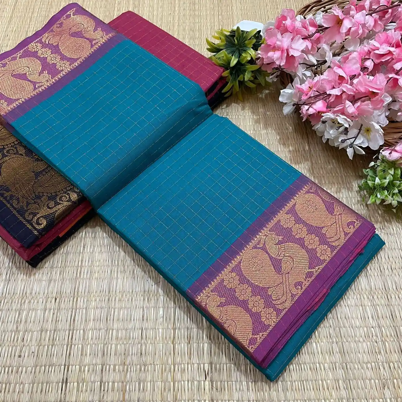 Madurai Sungudi Cotton Sarees 1
