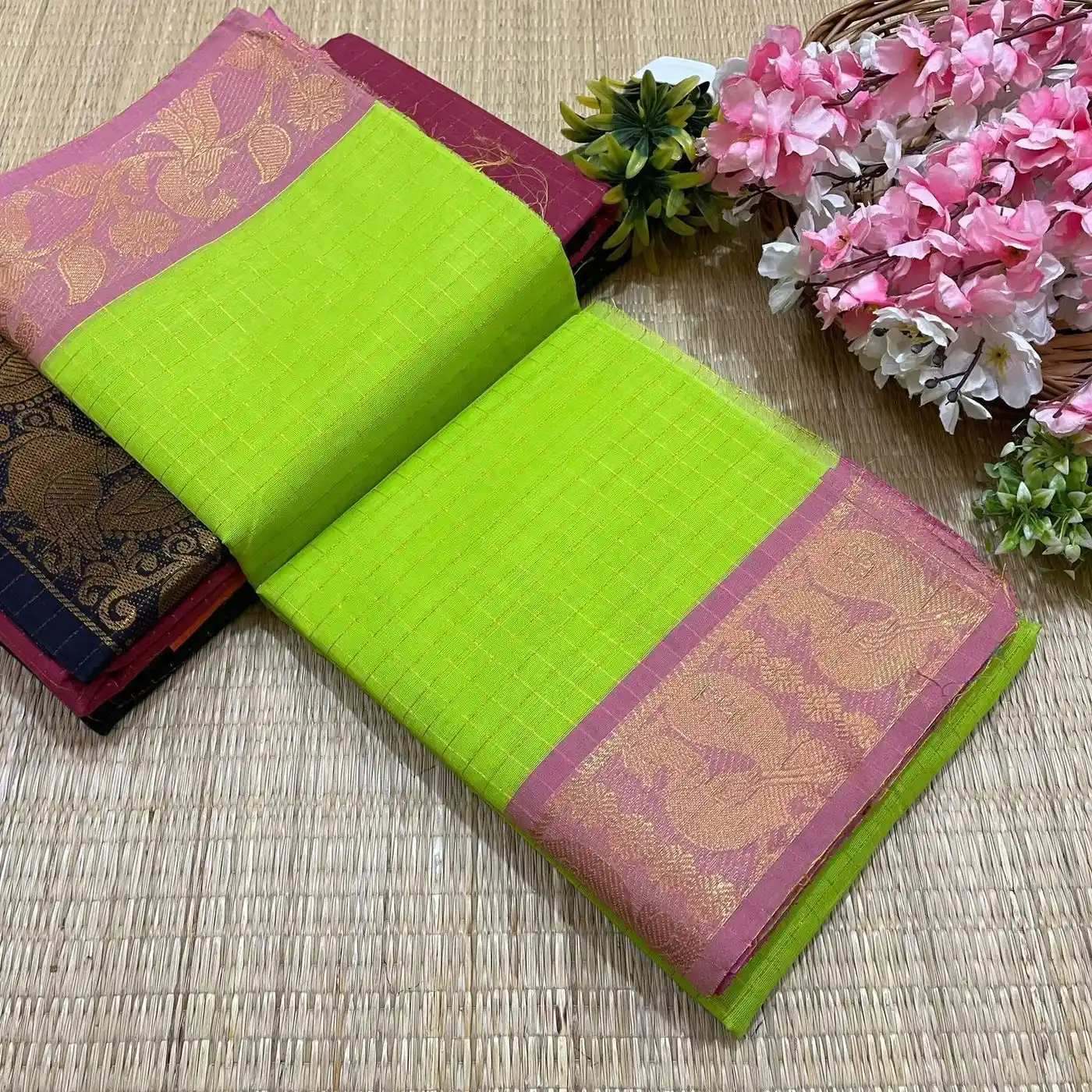Madurai Sungudi Cotton Sarees 4
