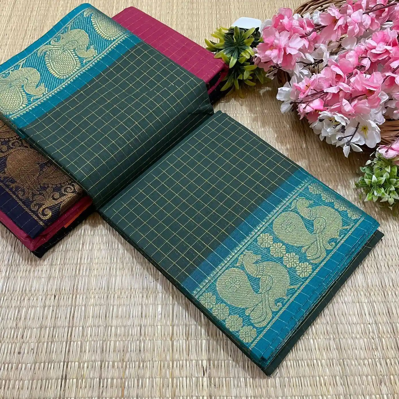 Madurai Sungudi Cotton Sarees 6