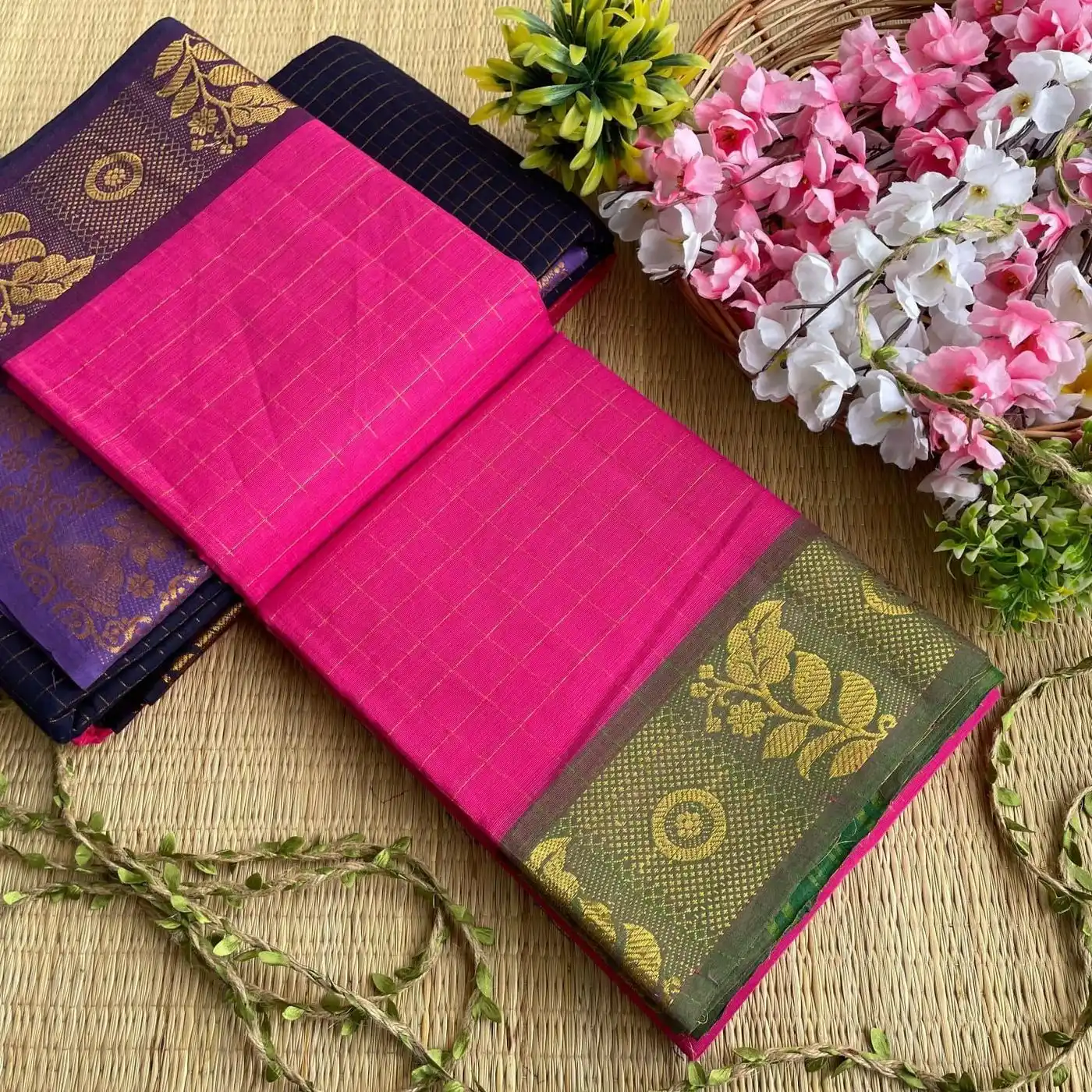Madurai Sungudi Cotton Sarees 9