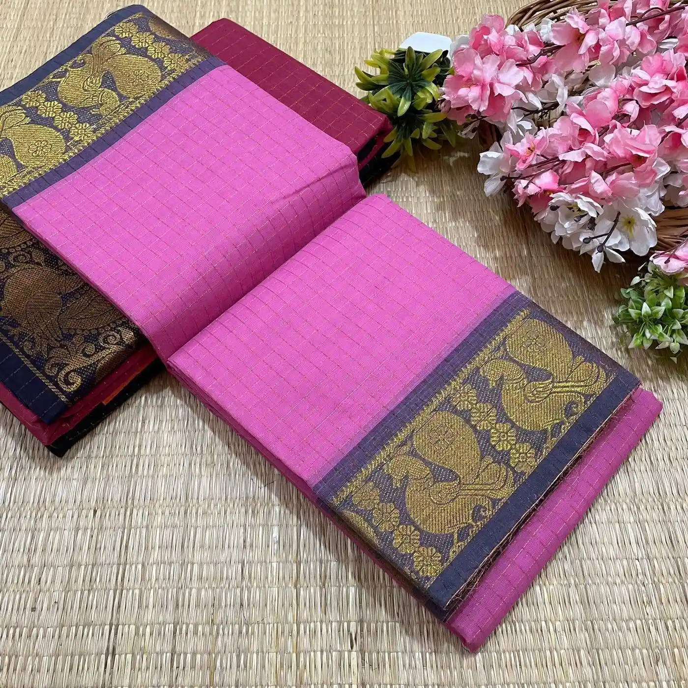 Madurai Sungudi Cotton Sarees 14