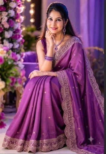 🌹 *Fancy Embroidery sarees* 1
