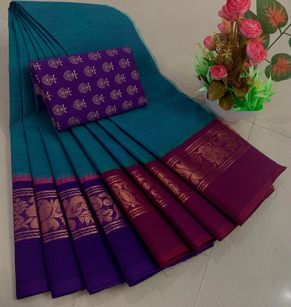 Chettinad Royal Cotton Sarees 8