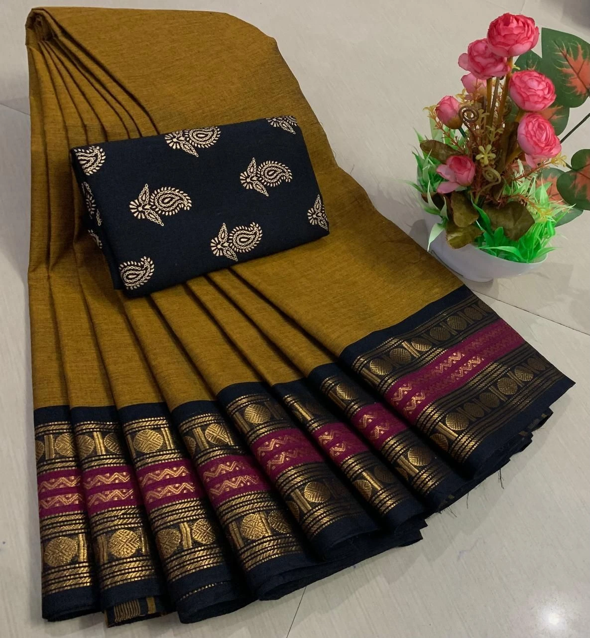 Chettinad Royal Cotton Sarees 13