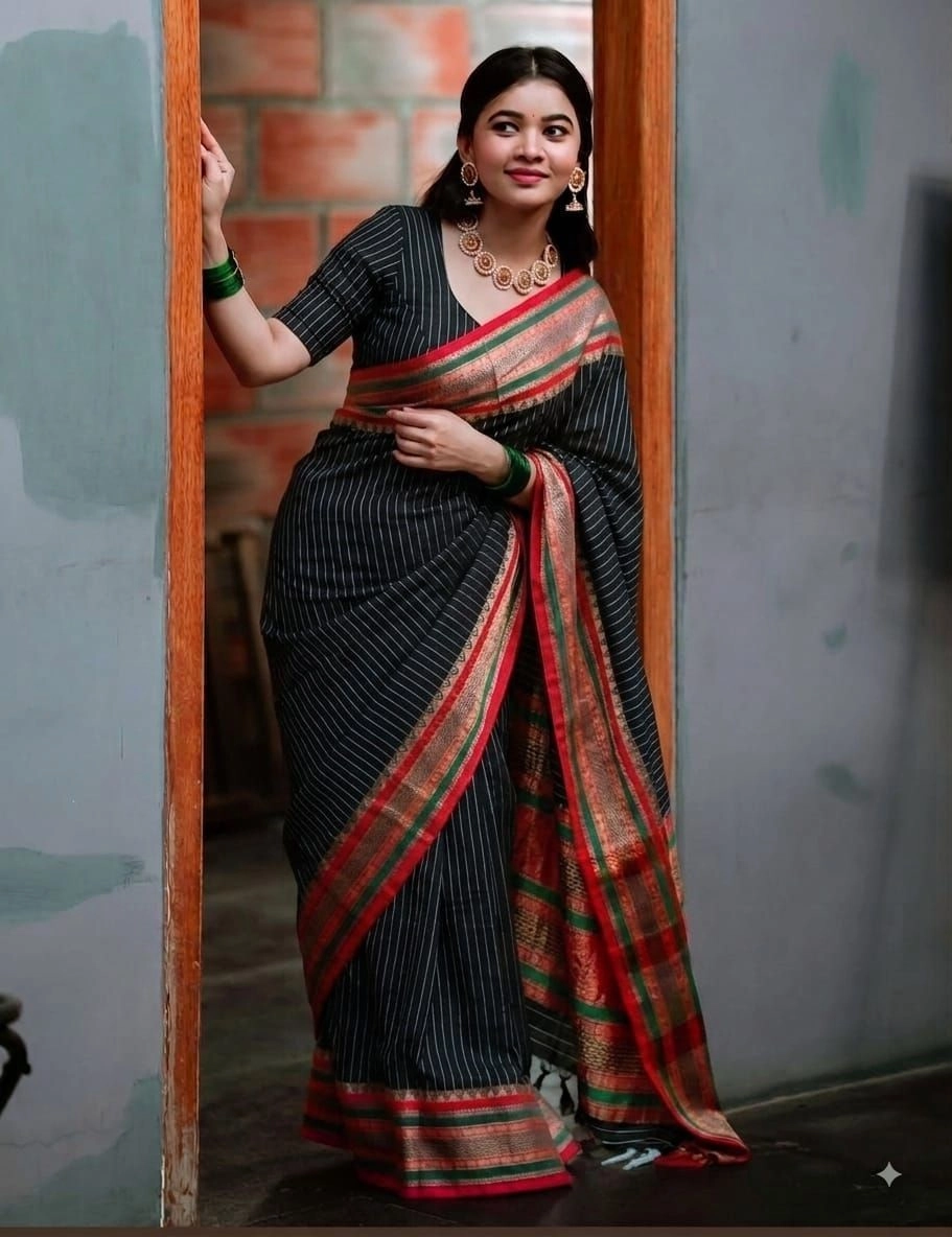 Narayanpet Cotton Sarees Wirthblouse 8