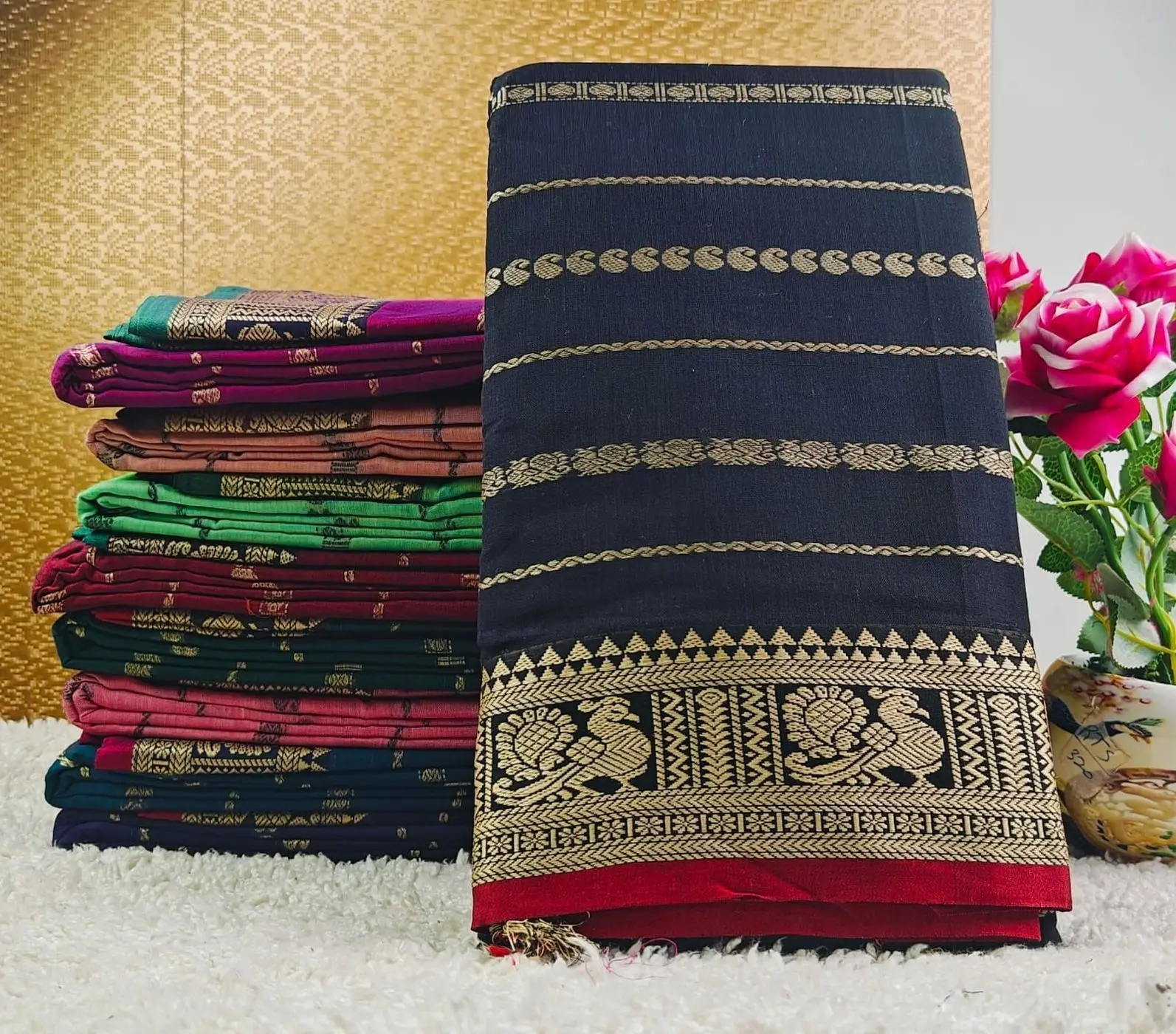 Narayanpet Cotton Sarees Wirthblouse 16