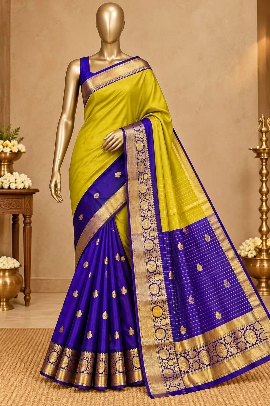 Banarasi Tssue Silk Saree with blouse 1