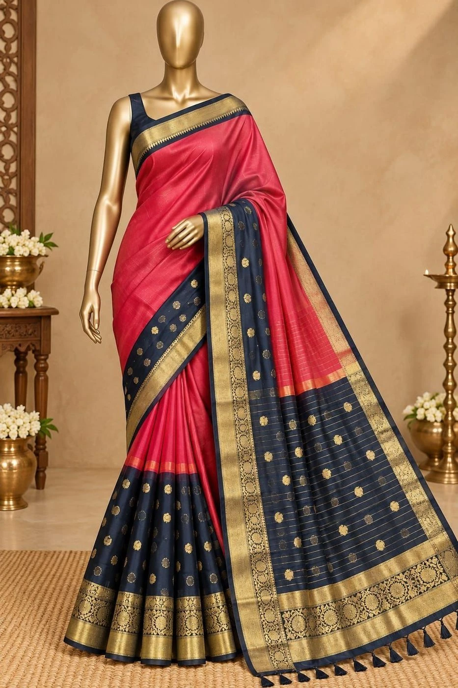 Banarasi Tssue Silk Saree with blouse 2