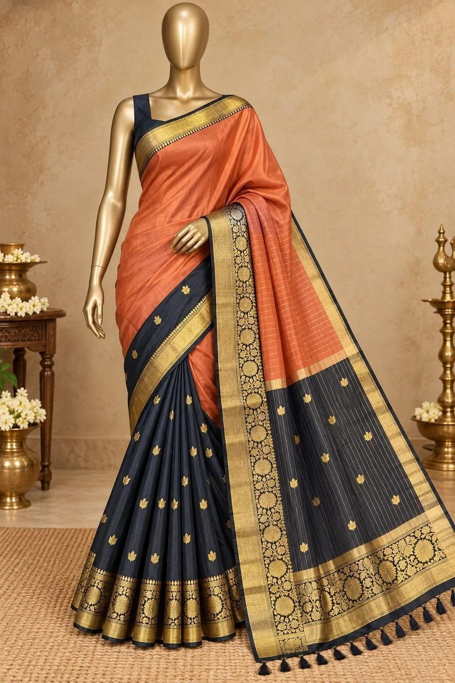 Banarasi Tssue Silk Saree with blouse 3