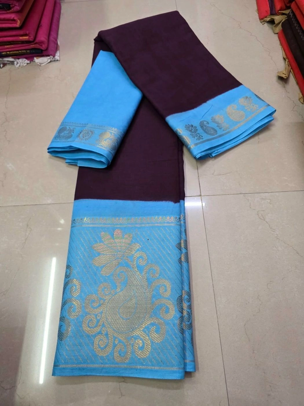 Madurai Sungudi Mayuri Cotton Sarees 10