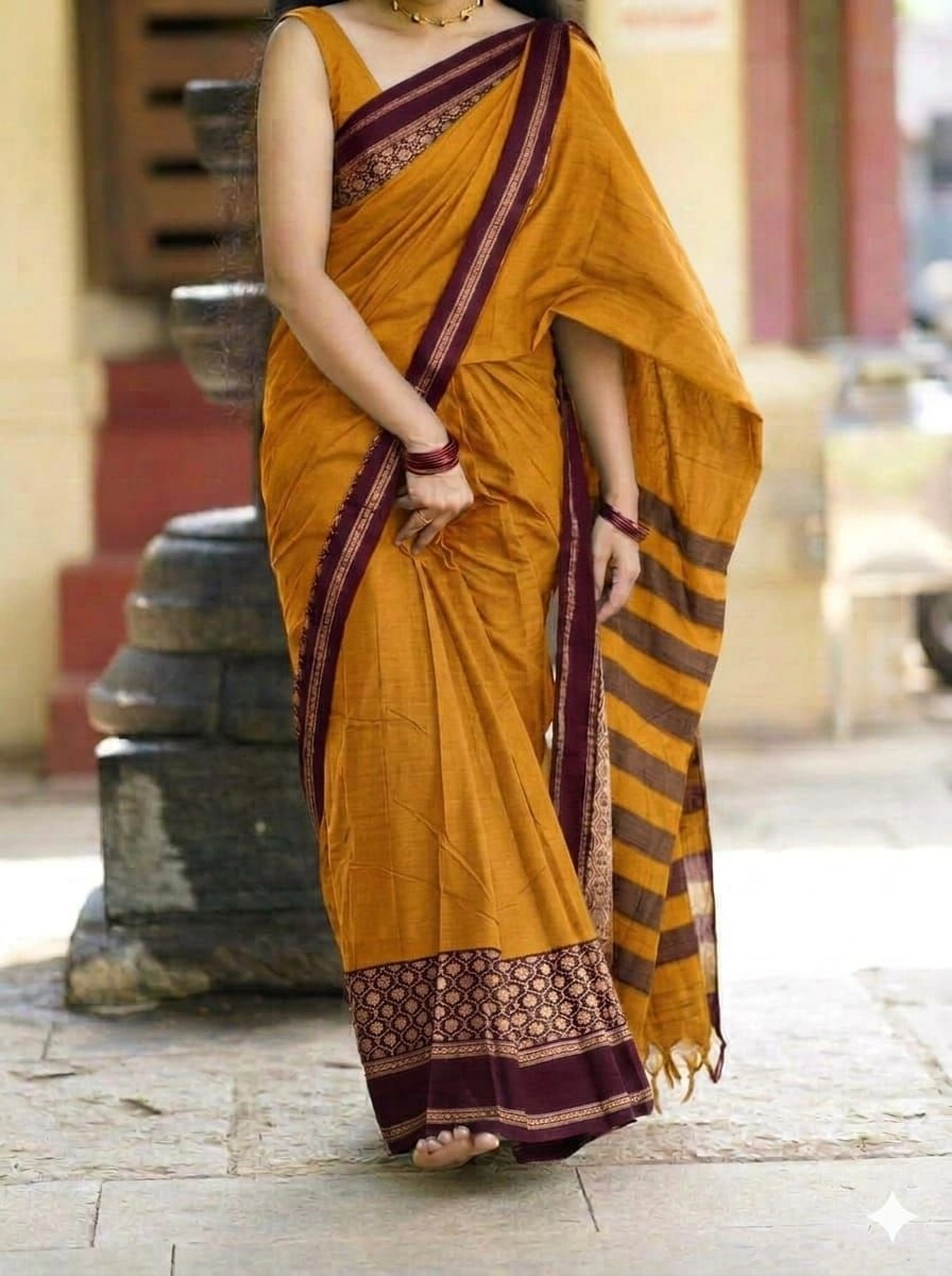 Narayanpet big Border Cotton Sarees 3