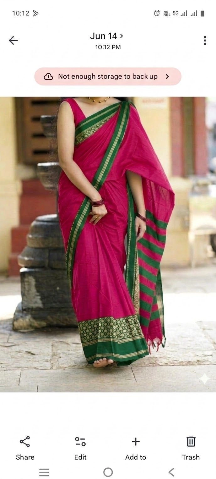 Narayanpet big Border Cotton Sarees 4