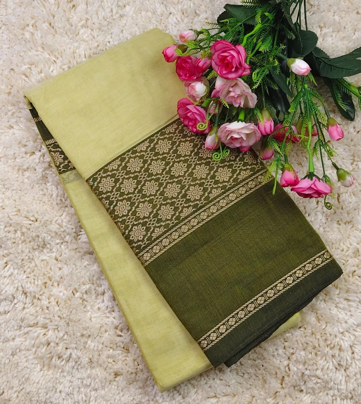 Narayanpet big Border Cotton Sarees 12