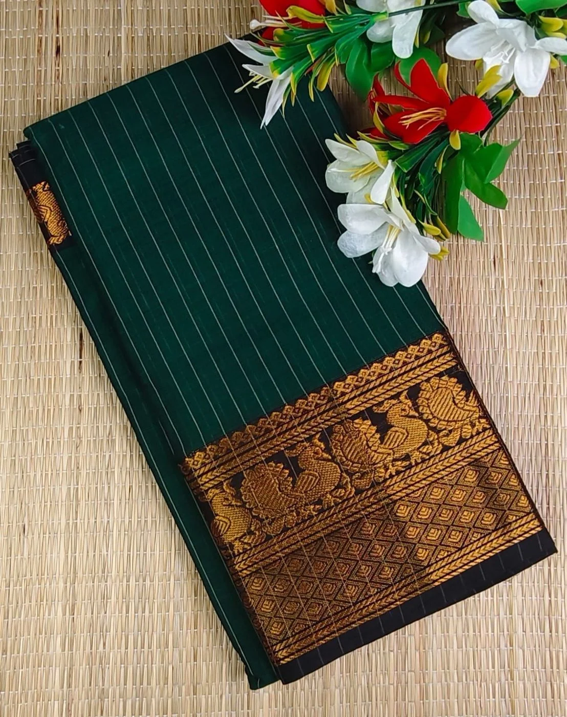 Narayanpet Checked Cotton Sarees 2