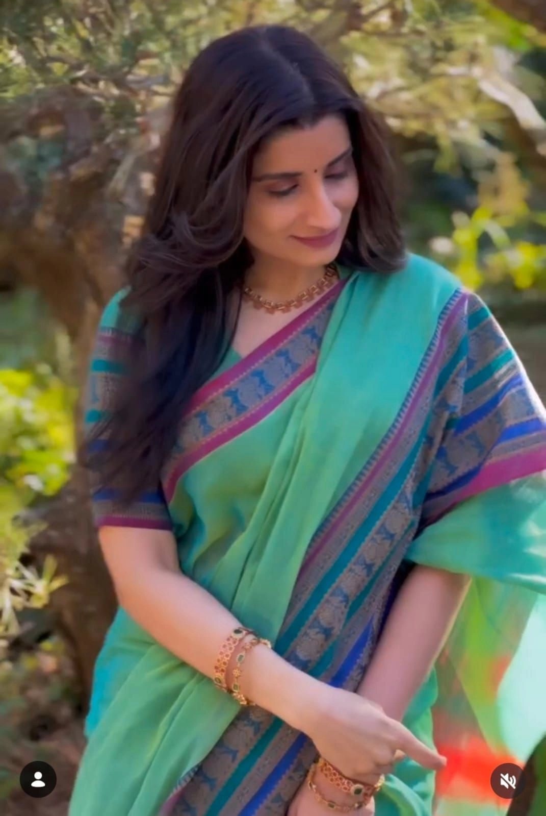 NARAYANPET Small border Sarees Wirthblouse 4