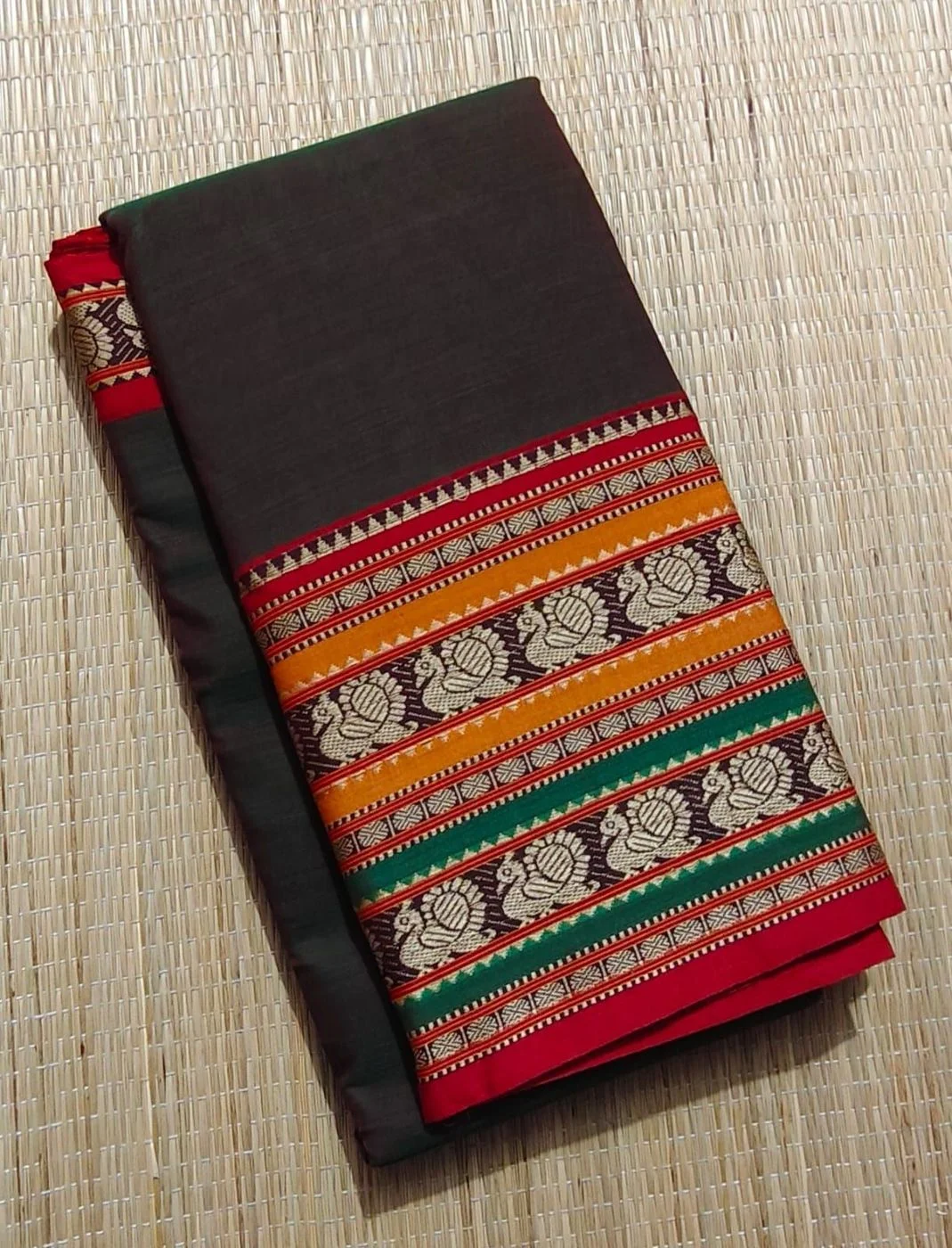 NARAYANPET Small border Sarees Wirthblouse 13