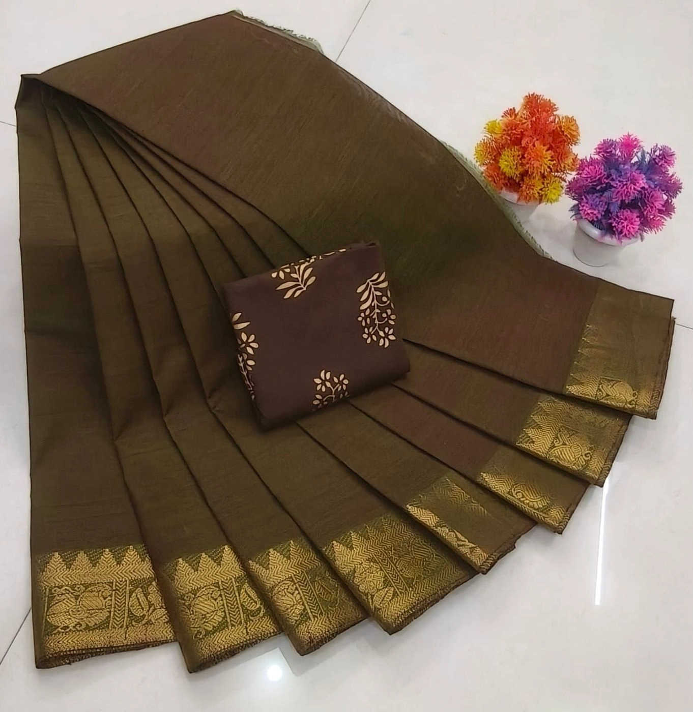 Chettinad Royal Cotton Sarees 7