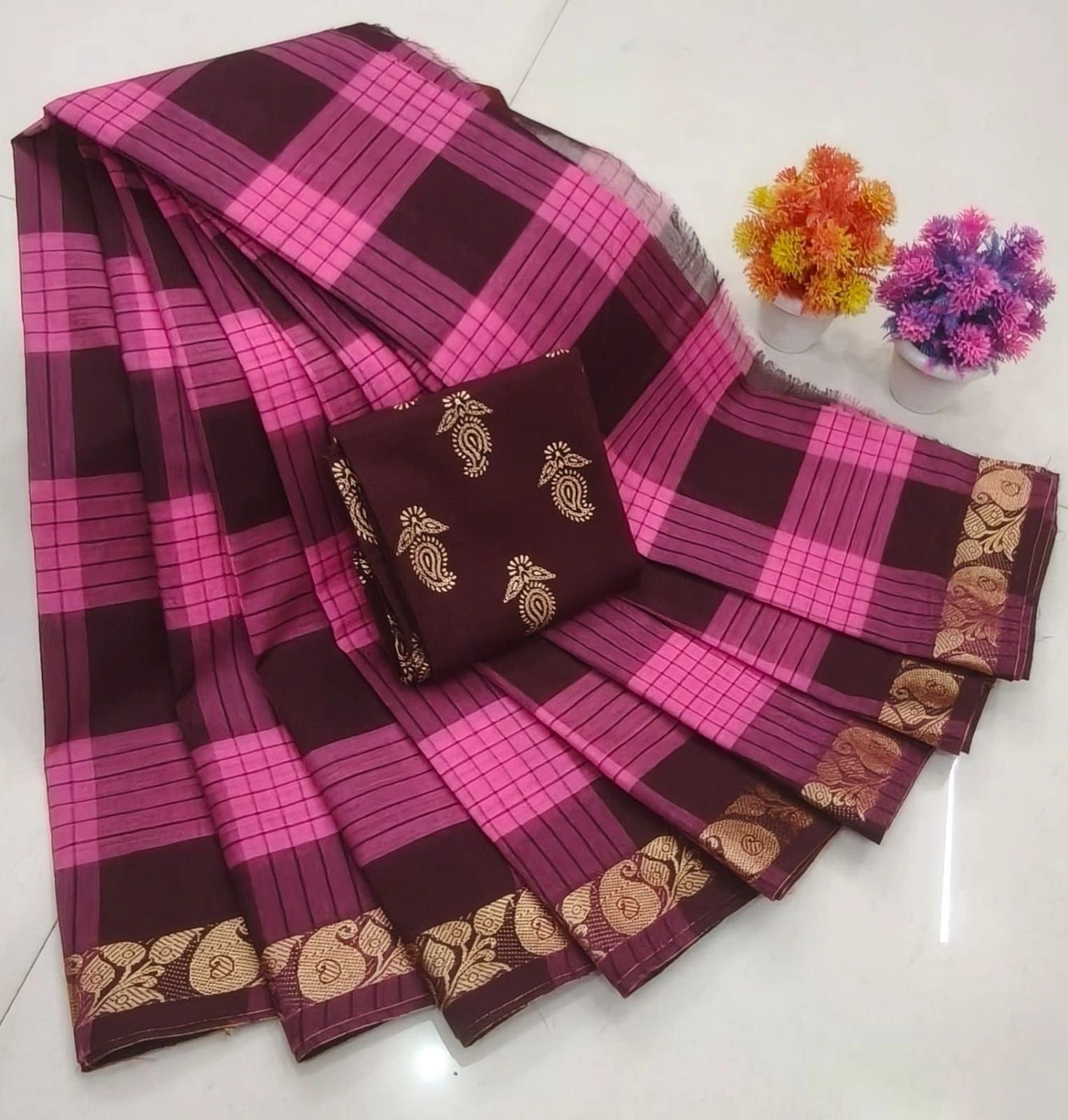Chettinad Royal Cotton Sarees 9