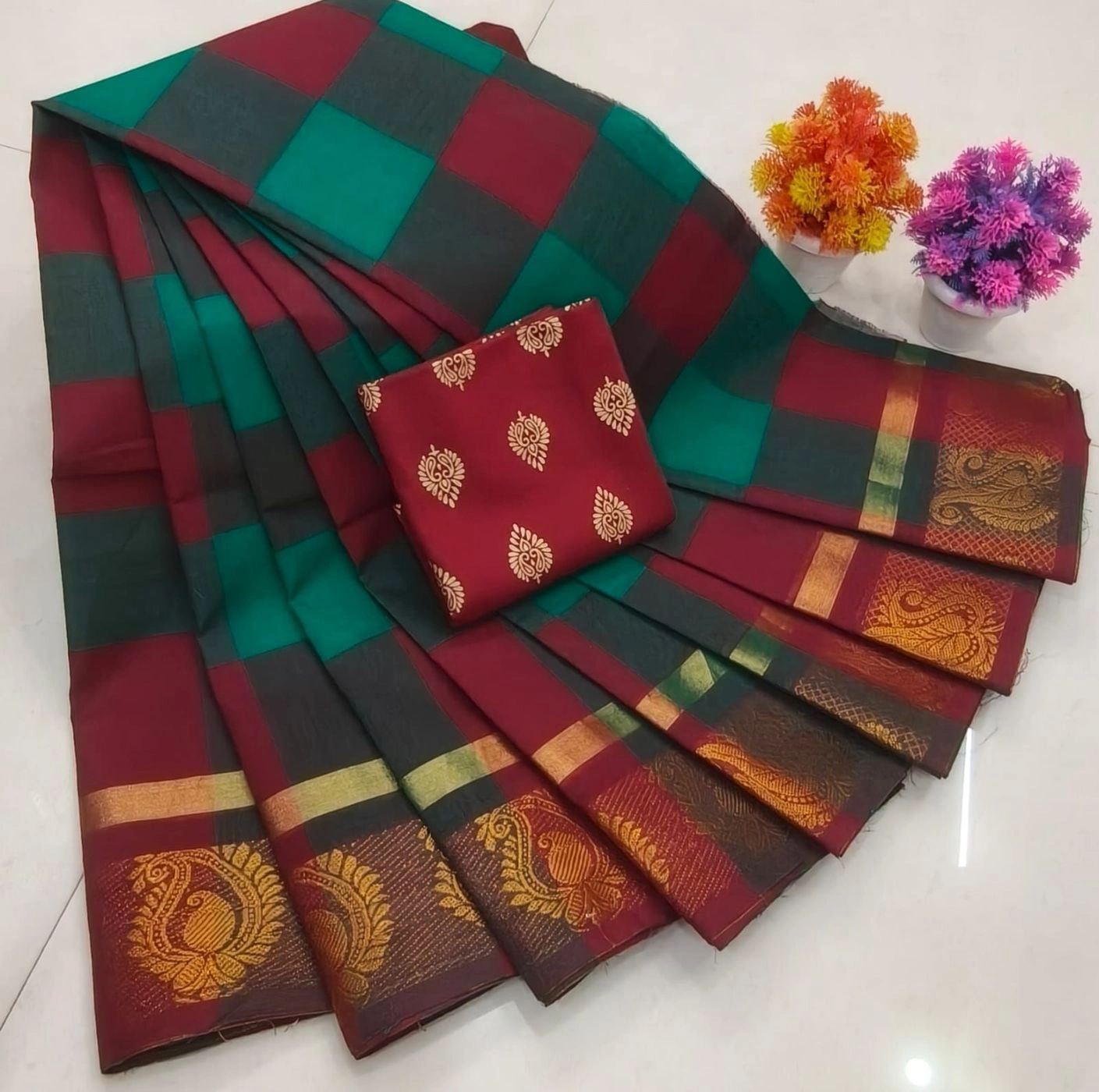 Chettinad Royal Cotton Sarees 14