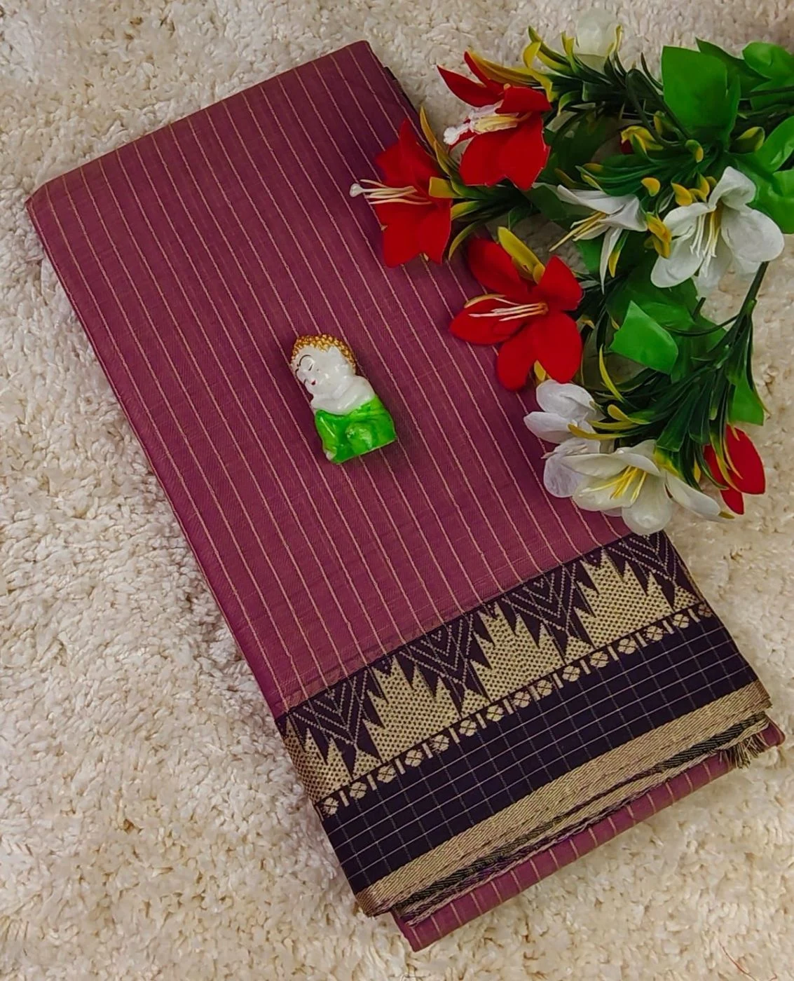 Narayanpet Checked Cotton Sarees 2