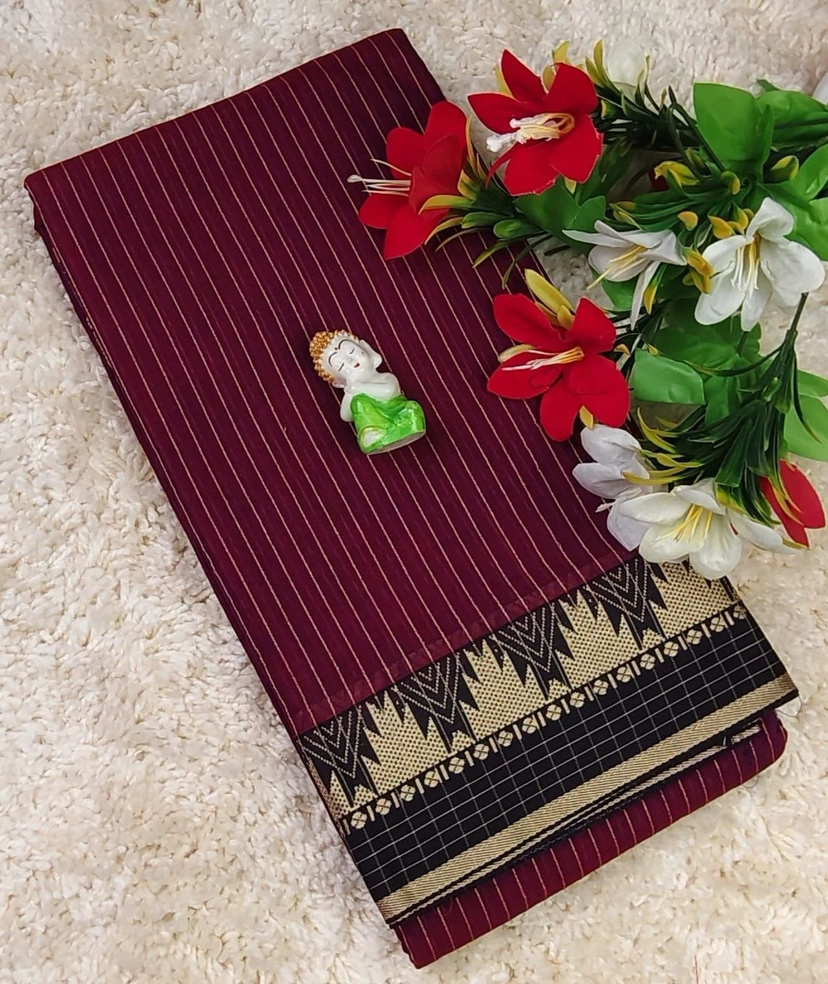 Narayanpet Checked Cotton Sarees 5