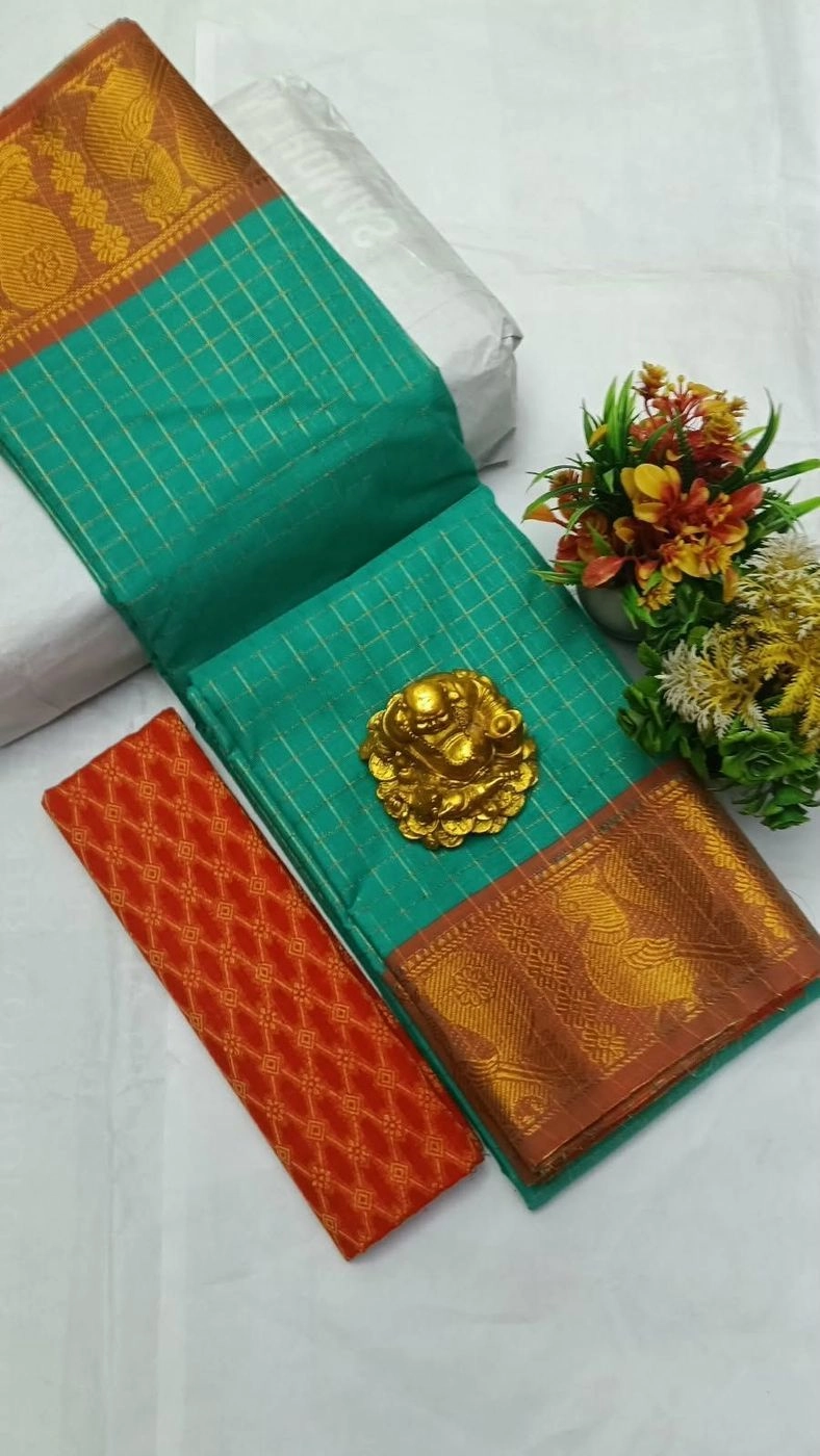 Madurai Sungudi Cotton Sarees 12